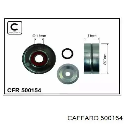 Rolo de reguladora de tensão da correia de transmissão Caffaro 500154 preço, a partir de 19,72 USD