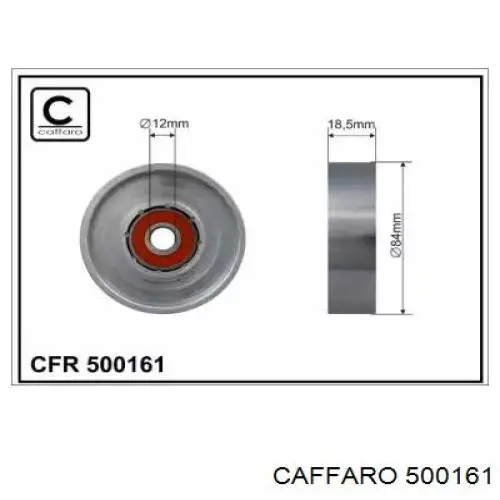 Rolo parasita da correia de transmissão Caffaro 500161 preço, a partir de 35,96 USD