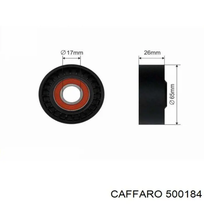 Rolo de reguladora de tensão da correia de transmissão Caffaro 500184 preço, a partir de 17,19 USD