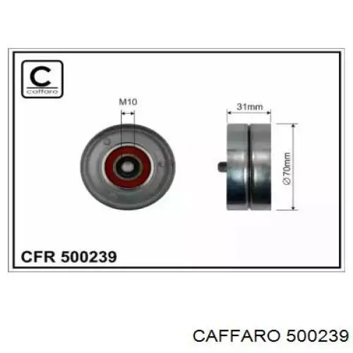 500239 Caffaro Rolo de reguladora de tensão da correia de transmissão