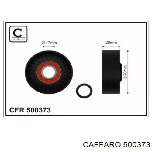 Compre 500373 Caffaro Reguladora de tensão da correia de transmissão