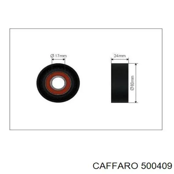 Rolo de reguladora de tensão da correia de transmissão Caffaro 500409 preço, a partir de 26,61 USD