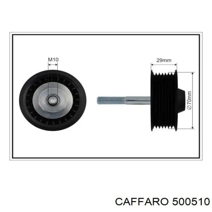 94810212000 Porsche Rolo parasita da correia de transmissão