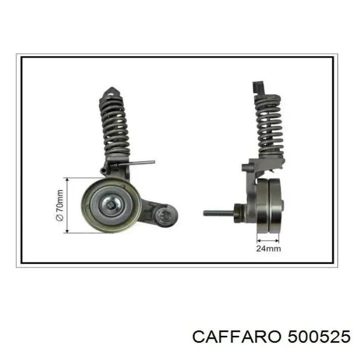 Compre 500525 Caffaro Rolo de reguladora de tensão da correia de transmissão