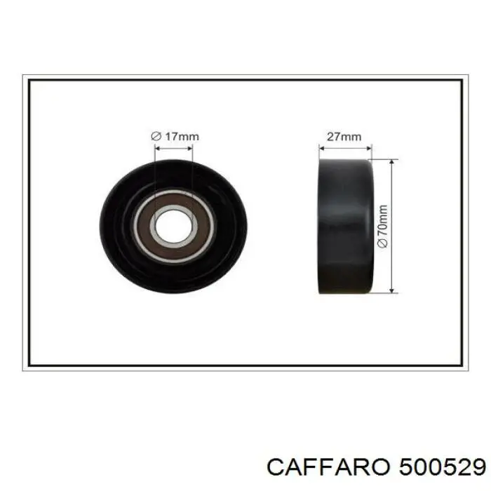 Compre 500529 Caffaro Reguladora de tensão da correia de transmissão