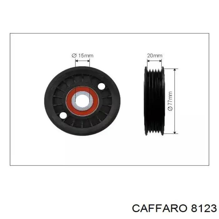 Rolo de reguladora de tensão da correia de transmissão Caffaro 8123 preço, a partir de 19,50 USD