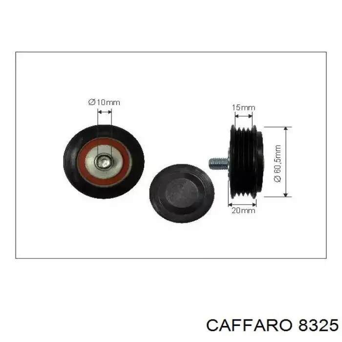 Rolo de reguladora de tensão da correia de transmissão Caffaro 8325 preço, a partir de 23,41 USD