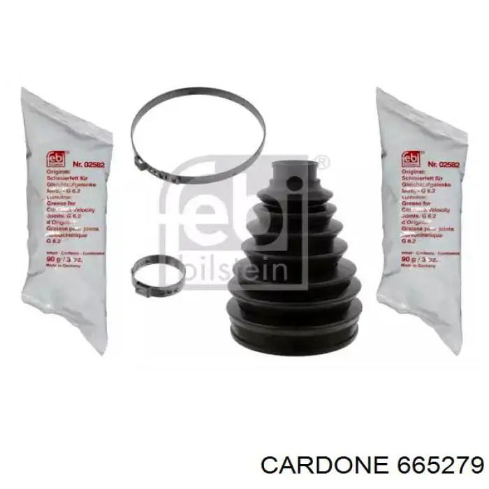 665279 Cardone Semieixo (acionador) dianteiro esquerdo