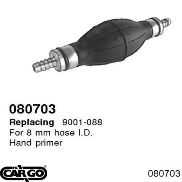 Bombeio manual de combustível (bulbo) Cargo 080703 preço, a partir de 7,69 USD