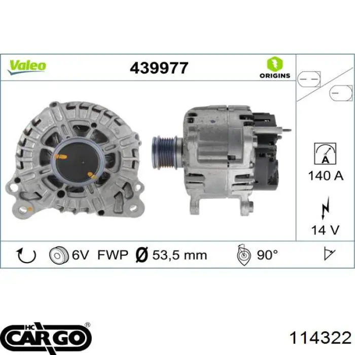 Gerador Cevam 40874 preço, a partir de 178,77 USD