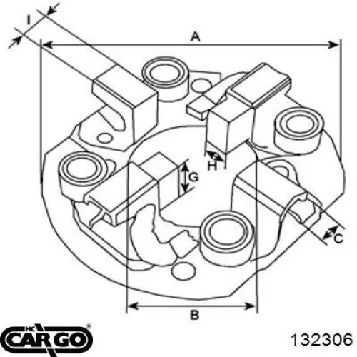 Porta-escovas do motor de arranco Cargo 132306 preço, a partir de 10,82 USD