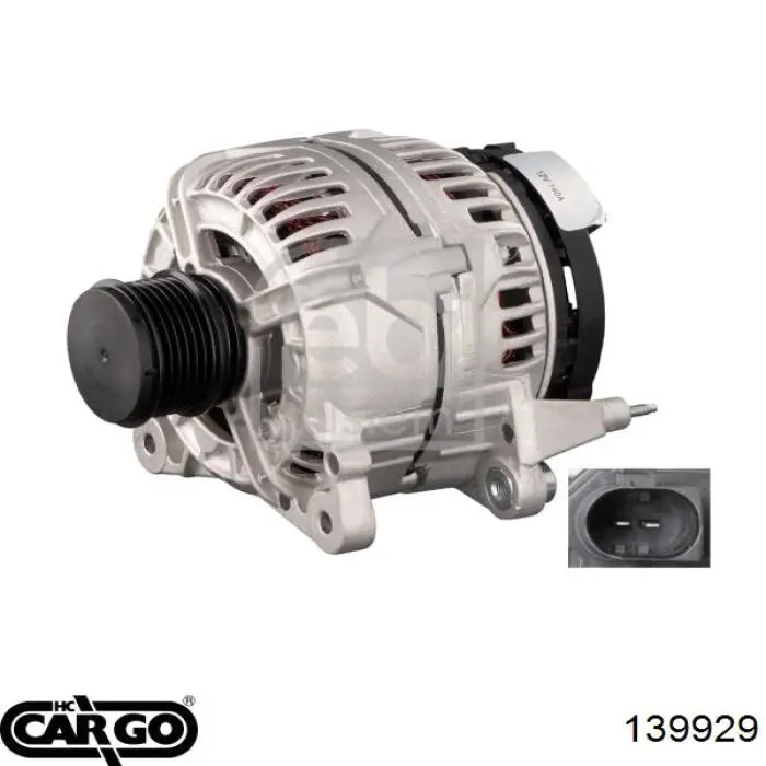 139929 Cargo Tampa traseira do gerador