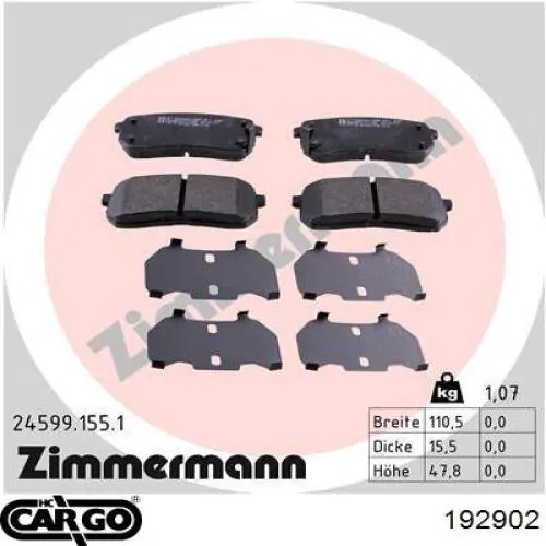 Injetor de injeção de combustível Cargo 192902 preço, a partir de 2,60 USD