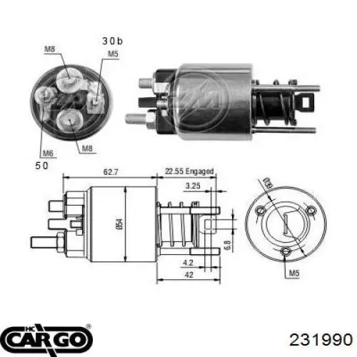 Compre F032231990 Cargo Relê retrator do motor de arranco