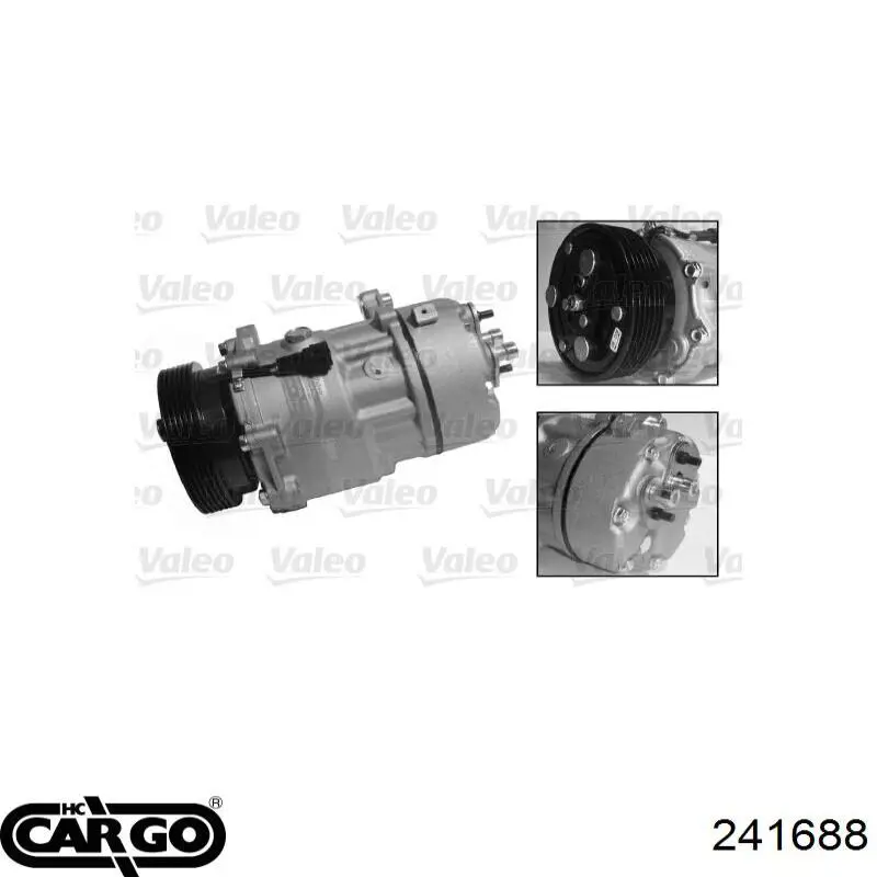 Acoplamento (bobina magnética) do compressor de aparelho de ar condicionado Cargo 241688 preço, a partir de 32,73 USD