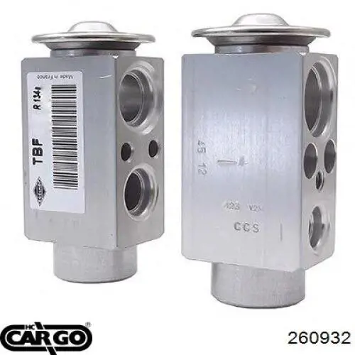 1618376 Opel Válvula TRV de aparelho de ar condicionado