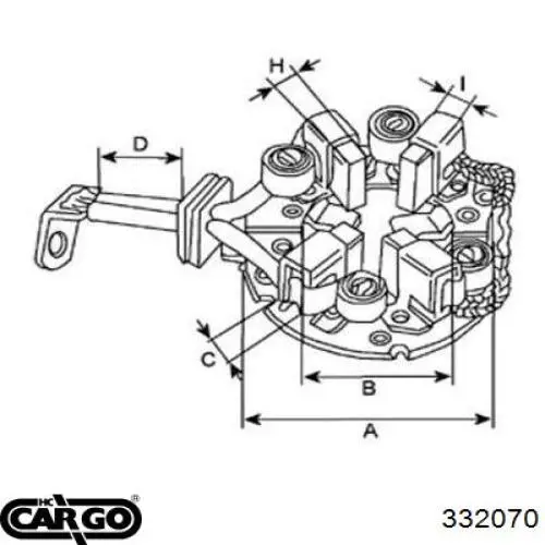 Porta-escovas do motor de arranco Cargo 332070 preço, a partir de 18,72 USD