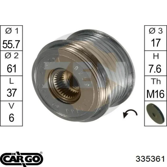 02M911287G VAG Relê retrator do motor de arranco