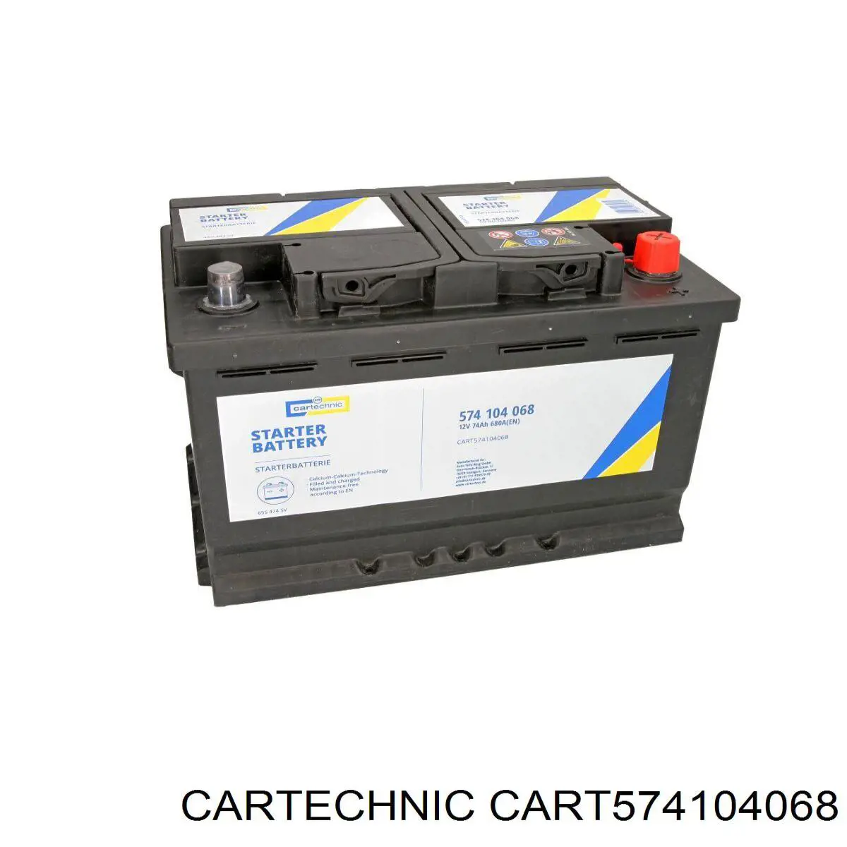 CART574104068 Cartechnic Bateria recarregável (PILHA)