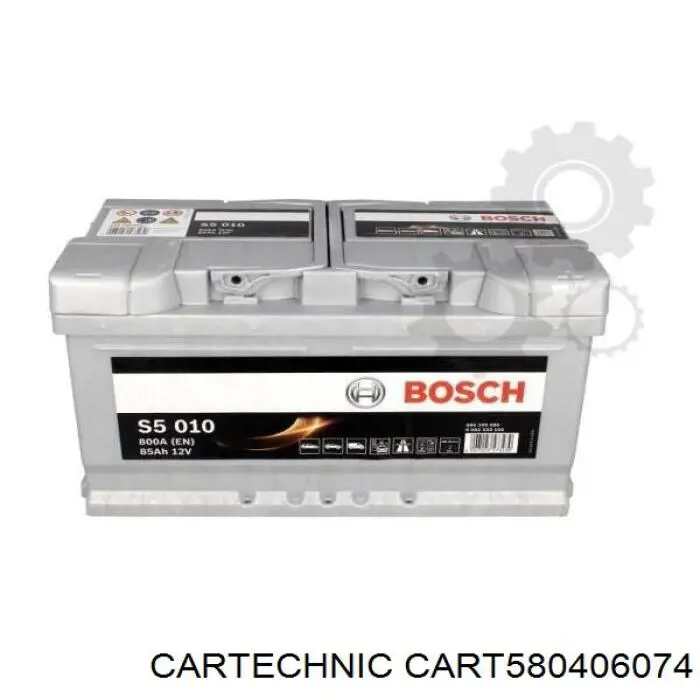 CART580406074 Cartechnic Bateria recarregável (PILHA)