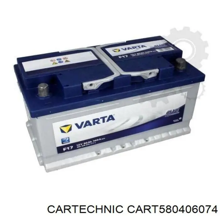 Bateria recarregável (PILHA) CART580406074 Cartechnic