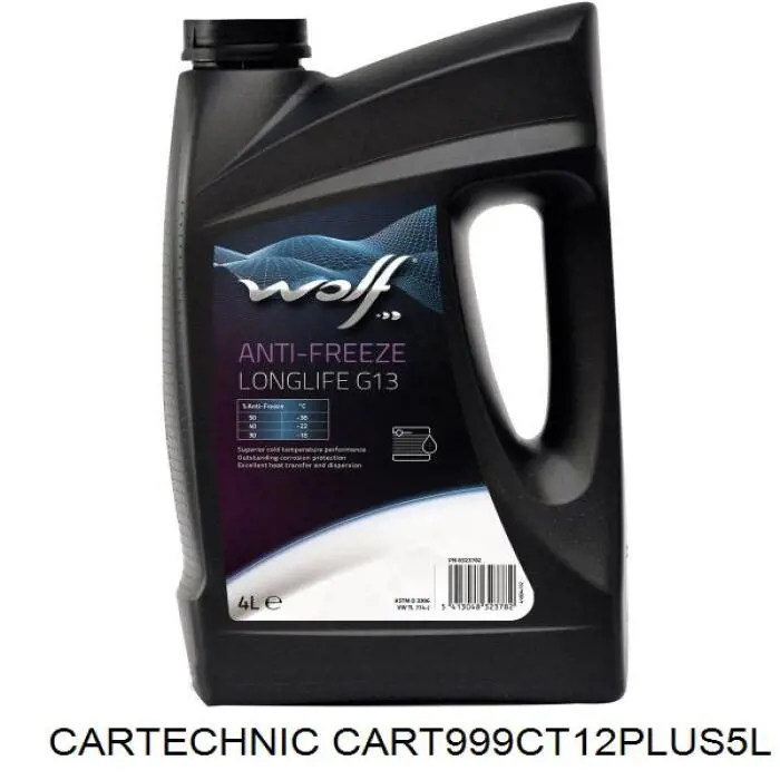 CART999CT12PLUS5L Cartechnic Fluido de esfriamento