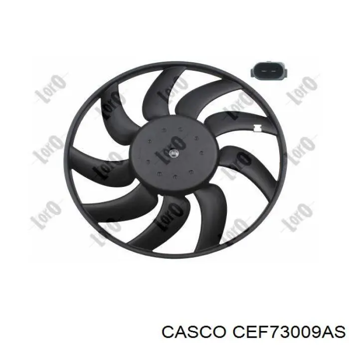 CEF73009AS Casco Ventilador elétrico de esfriamento montado (motor + roda de aletas) direito