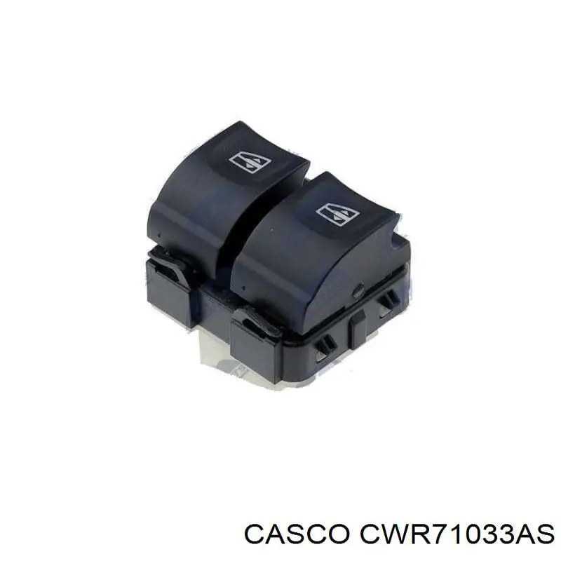 CWR71033AS Casco Unidade de botões dianteira esquerda de controlo de elevador de vidro