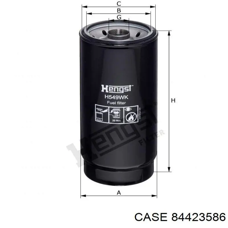 Compre P553200 Donaldson Filtro de combustível