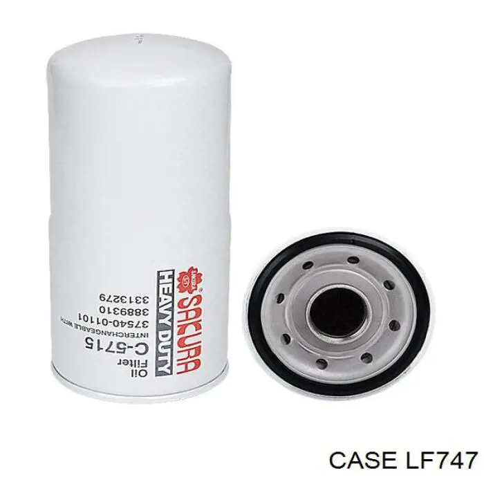 Filtro de óleo LF747 Case