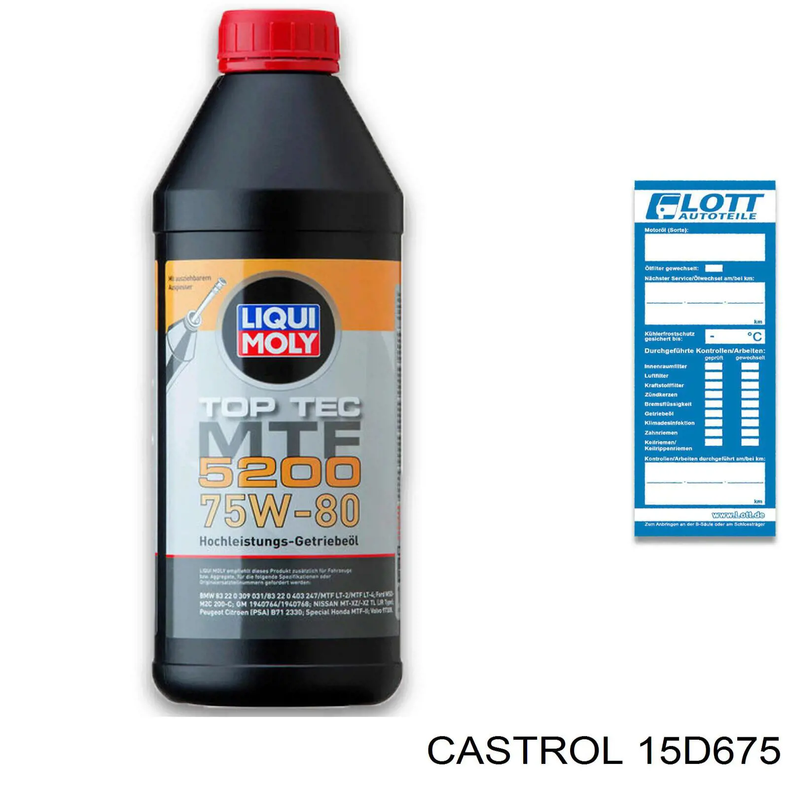 Óleo de transmissão Castrol 15D675 preço, a partir de 16,55 USD