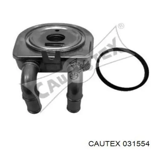 Compre 031554 Cautex Radiador de óleo (frigorífico), debaixo de filtro