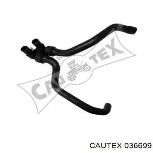 Compre 036699 Cautex Mangueira do radiador de aquecedor (de forno), dupla