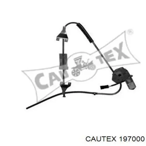 Mecanismo de acionamento de vidro da porta dianteira direita Jeep Cherokee II XJ