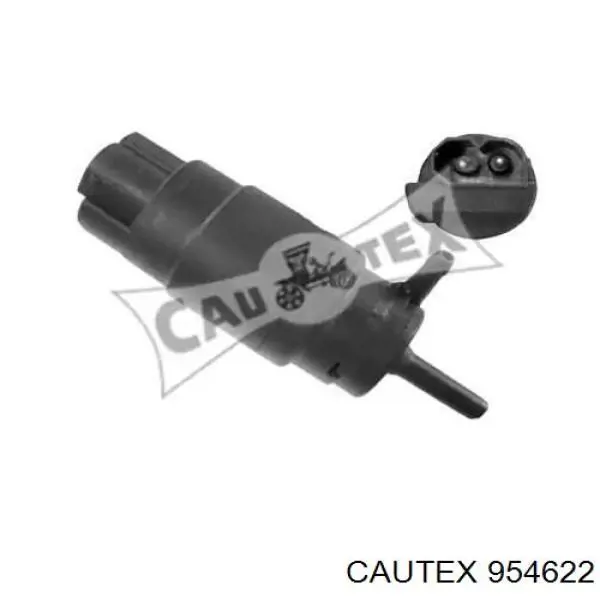 954622 Cautex Bomba de motor de fluido para lavador de vidro dianteiro