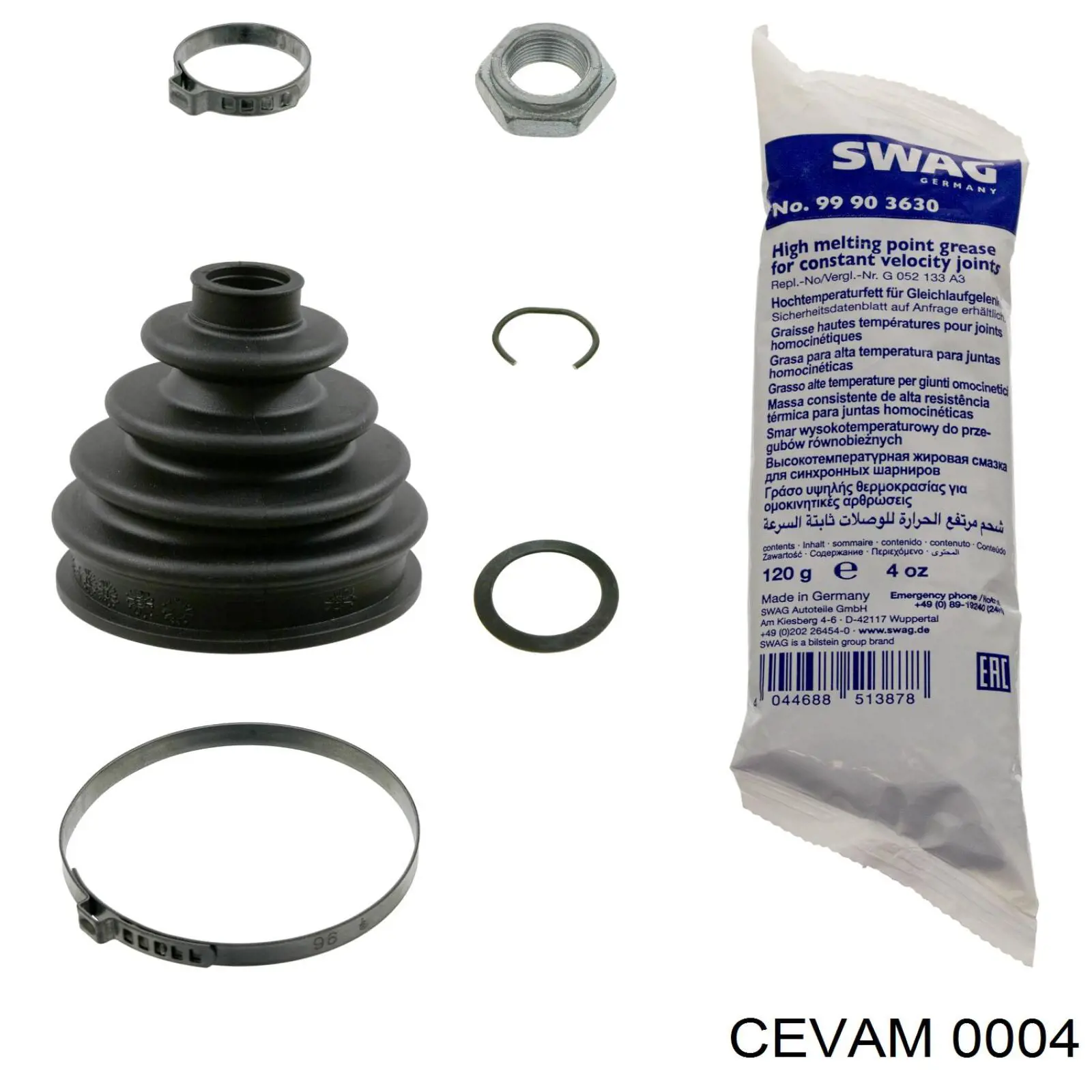 Acumulador hidráulico dianteiro do sistema de amortecimento Cevam 0004 preço, a partir de 81,86 USD
