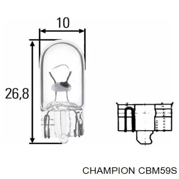 Lâmpada Champion CBM59S preço, a partir de 0,73 USD