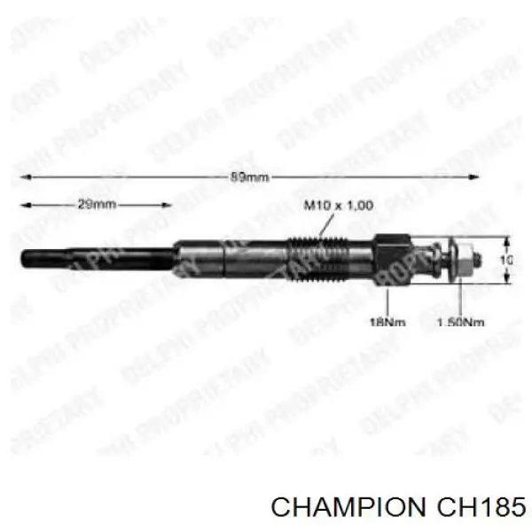 Vela de incandescência Champion CH185 preço, a partir de 8,18 USD