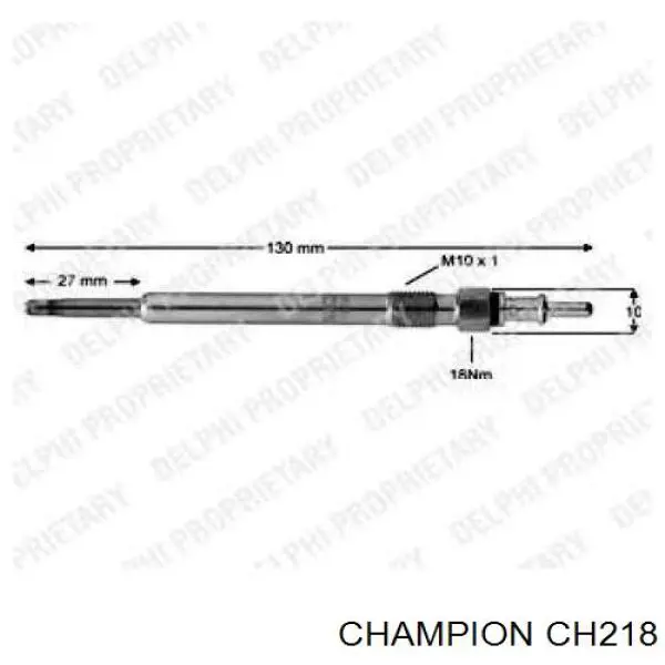 CH218 Champion Vela de incandescência