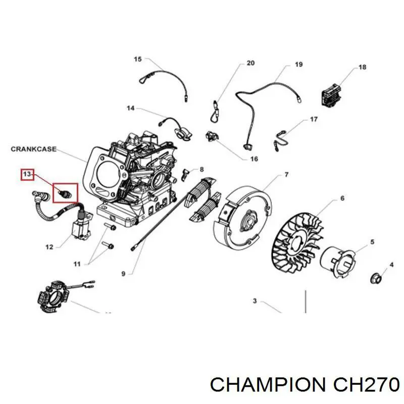 Vela de incandescência Champion CH270 preço, a partir de 18,14 USD