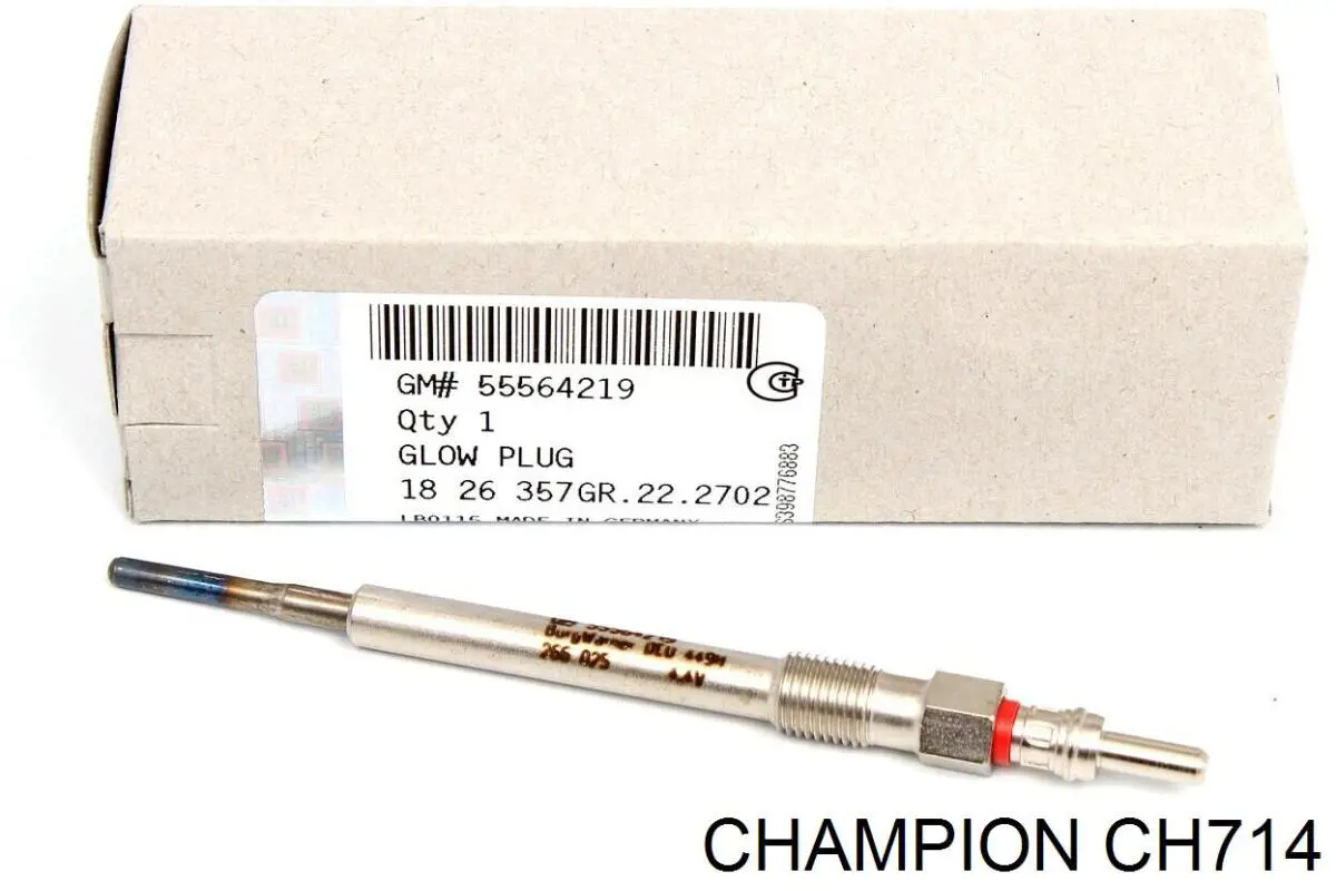 CH714 Champion Vela de incandescência