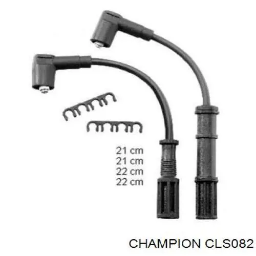 CLS082 Champion Fios de alta voltagem, kit