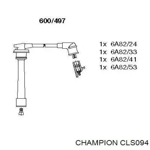 Compre CLS094 Champion Fios de alta voltagem, kit