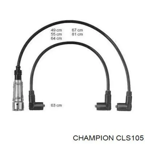 Fios de alta voltagem, kit 986356340 Bosch