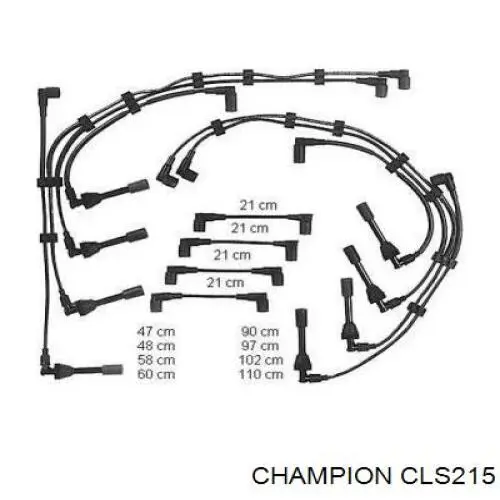 Fios de alta voltagem, kit Champion CLS215 preço, a partir de 80,89 USD