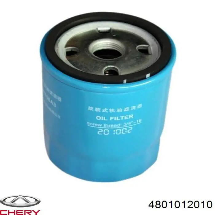 Filtro de óleo 4801012010 Chery