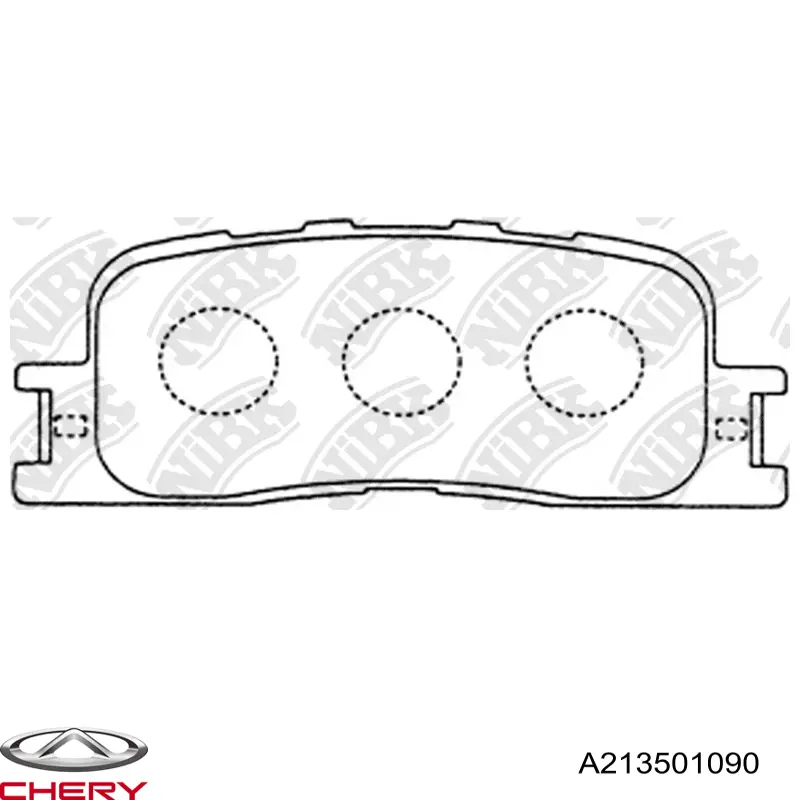 Sapatas do freio traseiras de disco Chery A213501090 preço, a partir de 29,83 USD