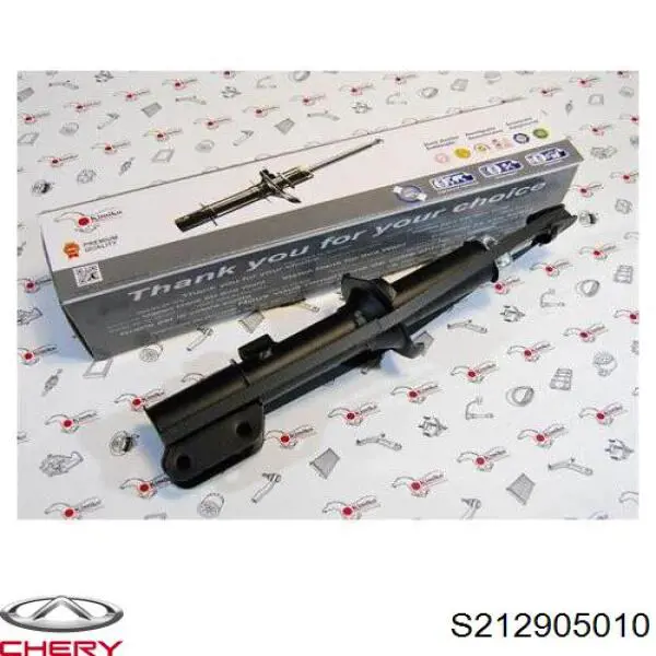 Amortecedor dianteiro Chery S212905010 preço, a partir de 65,77 USD