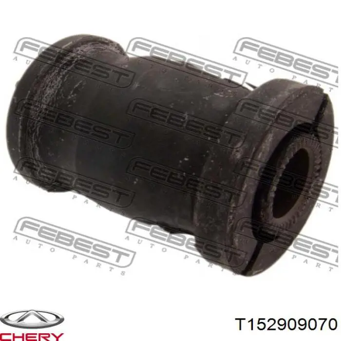 Compre T152909070 Chery Bloco silencioso dianteiro do braço oscilante inferior