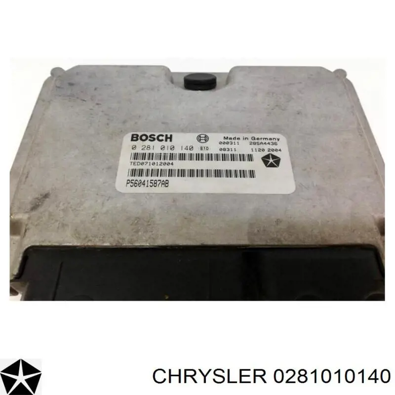 Módulo de direção (Centralina eletrônica) de motor 0281010140 Chrysler